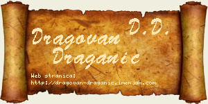 Dragovan Draganić vizit kartica